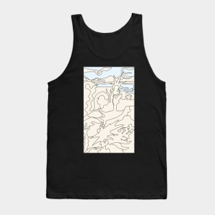 Deserted Desert  - Colored Tank Top